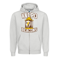 Dove Grey valparaiso beacons Zipper Hoodie - linhVisuals