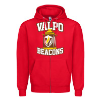 Red valparaiso beacons Zipper Hoodie - linhVisuals