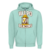 Seafoam valparaiso beacons Zipper Hoodie - linhVisuals