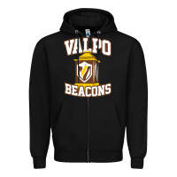 Black valparaiso beacons Zipper Hoodie - linhVisuals