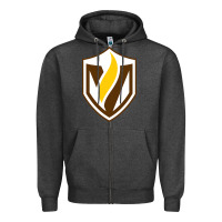 Charcoal Heather valparaiso beacons Zipper Hoodie - linhVisuals