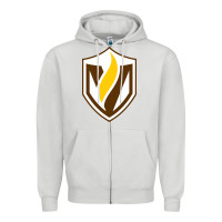 Dove Grey valparaiso beacons Zipper Hoodie - linhVisuals
