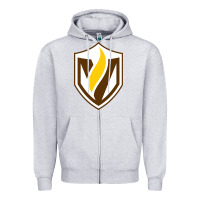 Heather Grey valparaiso beacons Zipper Hoodie - linhVisuals