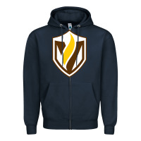 Navy valparaiso beacons Zipper Hoodie - linhVisuals