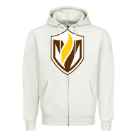 Oatmeal Heather valparaiso beacons Zipper Hoodie - linhVisuals