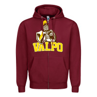 Burgundy valparaiso beacons Zipper Hoodie - linhVisuals
