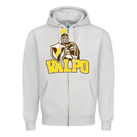 Dove Grey valparaiso beacons Zipper Hoodie - linhVisuals