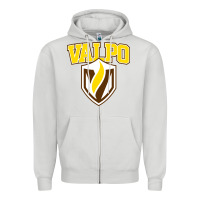Dove Grey valparaiso beacons Zipper Hoodie - linhVisuals