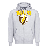 Heather Grey valparaiso beacons Zipper Hoodie - linhVisuals