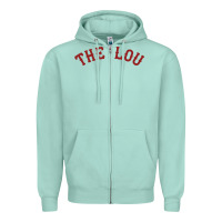 Seafoam the lou retro louis fan tribute  loui cardinal Zipper Hoodie - linhVisuals
