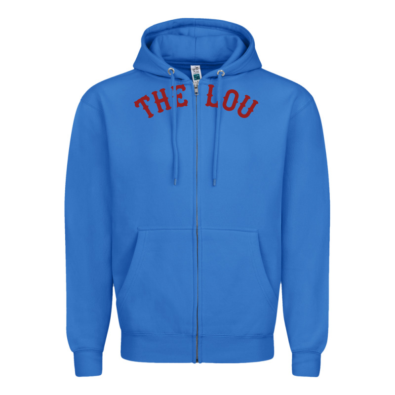 The Lou Retro Louis Fan Tribute  Loui Cardinal Zipper Hoodie by linhVisuals | Teevron
