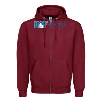 Burgundy University of Alaska Fairbanks Zipper Hoodie - linhVisuals