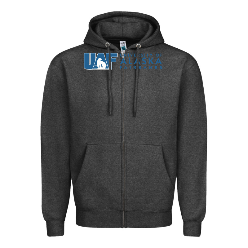 University Of Alaska Fairbanks Zipper Hoodie by linhVisuals | Teevron