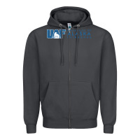 Smoke University of Alaska Fairbanks Zipper Hoodie - linhVisuals