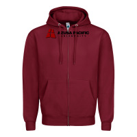 Burgundy Azusa Pacific University Zipper Hoodie - linhVisuals