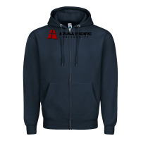 Navy Azusa Pacific University Zipper Hoodie - linhVisuals