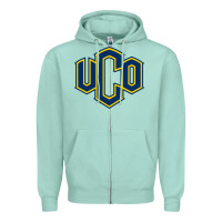 Seafoam University of Central Oklahoma Zipper Hoodie - linhVisuals