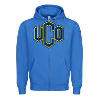 True Royal University of Central Oklahoma Zipper Hoodie - linhVisuals