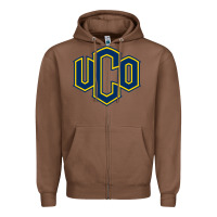 Chestnut University of Central Oklahoma Zipper Hoodie - linhVisuals
