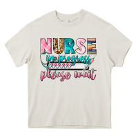 Cream nurse in progress Heavy Core Tee - CowGirlArtShop