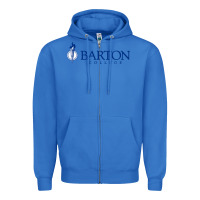 True Royal Barton College Zipper Hoodie - linhVisuals