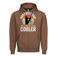 Chestnut arborist dad tree climber logger woodworker chainsaw mens t shirt Zipper Hoodie - linhVisuals