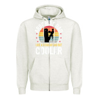 Oatmeal Heather arborist dad tree climber logger woodworker chainsaw mens t shirt Zipper Hoodie - linhVisuals