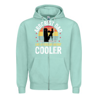 Seafoam arborist dad tree climber logger woodworker chainsaw mens t shirt Zipper Hoodie - linhVisuals