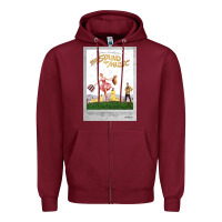 Burgundy the sound of music Zipper Hoodie - linhVisuals