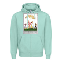 Seafoam the sound of music Zipper Hoodie - linhVisuals