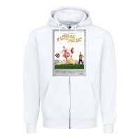 White the sound of music Zipper Hoodie - linhVisuals