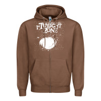 Chestnut twilight zone vintage faded style design Zipper Hoodie - linhVisuals