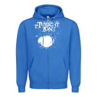 True Royal twilight zone vintage faded style design Zipper Hoodie - linhVisuals