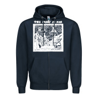 Navy the story   the story so far Zipper Hoodie - linhVisuals