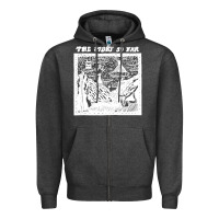 Charcoal Heather the story   the story so far Zipper Hoodie - linhVisuals