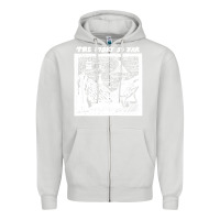 Dove Grey the story   the story so far Zipper Hoodie - linhVisuals