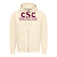 Sandshell Chadron State College Zipper Hoodie - linhVisuals
