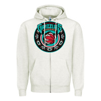 Vancouver Grizzlie Retro Zipper Hoodie | Teevron