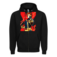 Black cyclops 4 Zipper Hoodie - linhVisuals