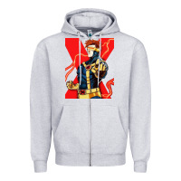 Heather Grey cyclops 4 Zipper Hoodie - linhVisuals