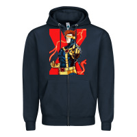 Navy cyclops 4 Zipper Hoodie - linhVisuals