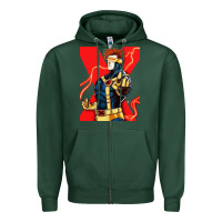 Sports Green cyclops 4 Zipper Hoodie - linhVisuals