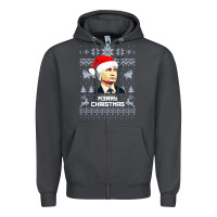Smoke vladimir putin merry christmas Zipper Hoodie - linhVisuals