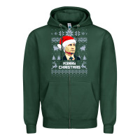 Sports Green vladimir putin merry christmas Zipper Hoodie - linhVisuals
