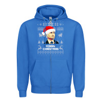 True Royal vladimir putin merry christmas Zipper Hoodie - linhVisuals