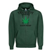 Sports Green tegridy farms Zipper Hoodie - linhVisuals
