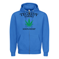 True Royal tegridy farms Zipper Hoodie - linhVisuals