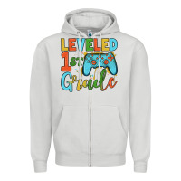 Dove Grey leveled 1 st grade Zipper Hoodie - JahusDesignShop