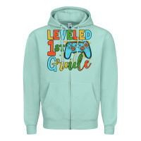 Seafoam leveled 1 st grade Zipper Hoodie - JahusDesignShop
