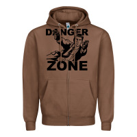 Chestnut archer danger zone Zipper Hoodie - linhVisuals